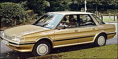 Quelle est cette voiture de moyenne gamme fabriquée de 1984 à 1987 par le groupe britannique British Leyland ?
