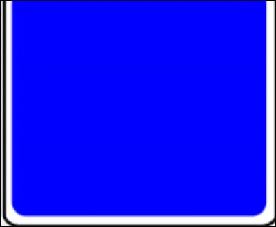 Un panneau carré à fond bleu veut dire :