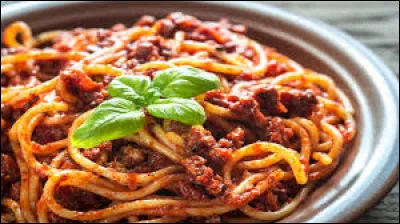 Vers quelle année ont été créées les pâtes à la bolognaise ?