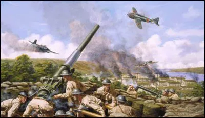 Quelle ville est bombardée dès le 12 janvier 1945 par les Américains ?