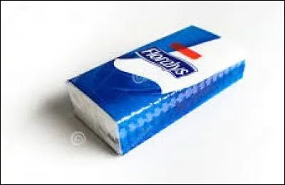 Enfin ne pas oublier un... c'est toujours utile si je dois me moucher.