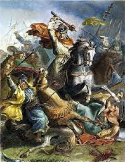 En 732, à qui le duc Eudes fait-il appel pour battre les Arabes d'Abd al-Rahman lors de la bataille de Poitiers ?