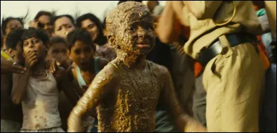 La montagne d'excréments dans laquelle saute le jeune Jamal dans "Slumdog Millionnaire" était composée...