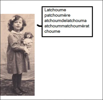 Puis la fillette éternue en même temps de vous dire le nom d'un innocent.
Qui pouvez-vous innocenter ?
Indice : Quel est le bruit produit par un éternuement ?