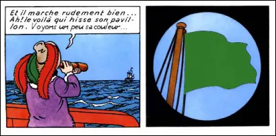 Un post-it aurait été complètement anachronique sur cette image : donc, ne cherchez pas... et répondez à la question que se pose le capitaine !