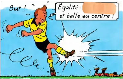 Apparemment, Tintin s'y connait dans le jargon du football : et vous ?