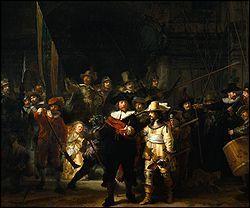 Quel peintre n en 1606 a ralis 'La ronde de nuit' ?