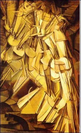 Quel peintre n en 1887 a ralis 'Nu descendant un escalier' ?