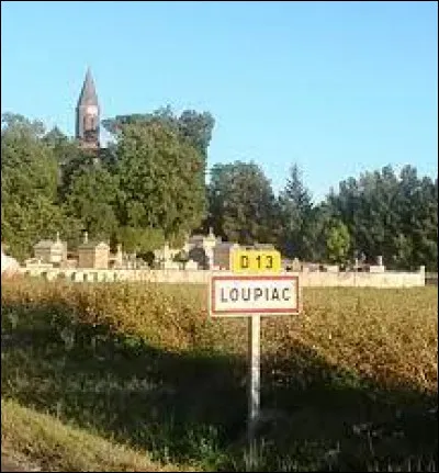 Village de l'arrondissement d'Albi, Loupiac se situe en région ...