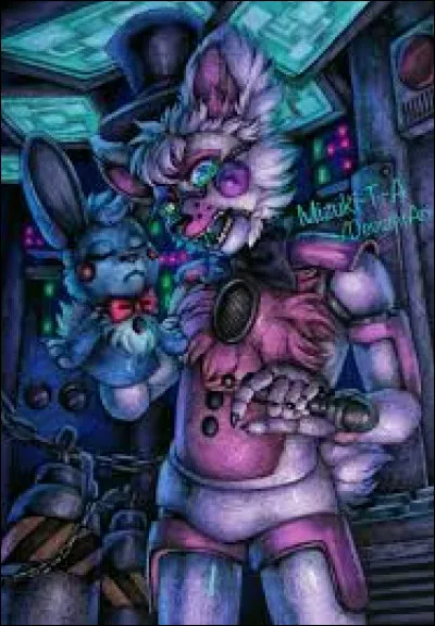 Maintenant on va traduire le couplet de leur dispute. 
Funtime Freddy, 《I heart a sound.》 :