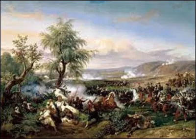 Huile sur toile datant de 1840, ''Combat de la forêt l'Habrah, 3 décembre 1835'' est une toile orientaliste. Qui a immortalisé cette bataille dans ce tableau ?