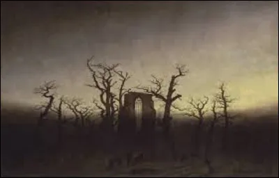 Quel romantique a peint, entre 1809 et 1810, ce tableau nommé ''L'Abbaye dans une forêt de chêne'' ?