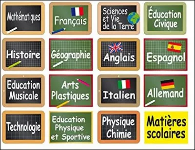 Quelle matière scolaire préfères-tu ?