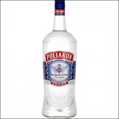Sur la photo, c'est une bouteille de Vodka qui est représentée.