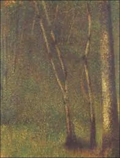 ''Sous-bois à Pontaubert'' est un tableau réalisé entre 1881 et 1882. Quel pointilliste en est l'auteur ?