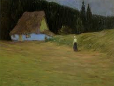 On commence ce second volet en cherchant un postimpressionniste. En 1893, lequel a réalisé cette huile sur toile intitulée ''Chaumière en lisière de forêt, Étaples'' ?