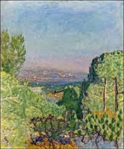 Tableau exécuté en 1922, ''La Forêt de pins'' est une toile réalisée par un nabi. Qui en est l'auteur ?