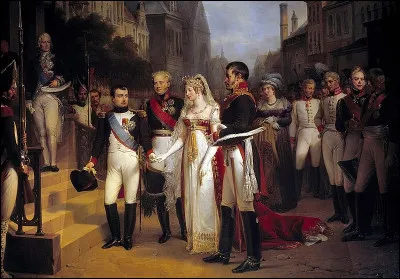 En juillet 1807, que tente Louise de Prusse auprès de Napoléon Ier ?