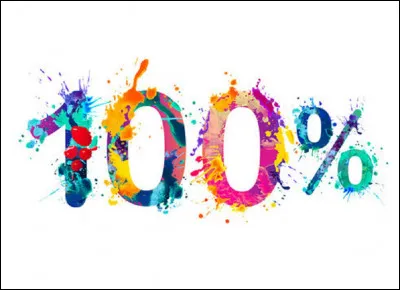 Si vous avez fait un 100% à ce quiz qu'allez-vous faire ?