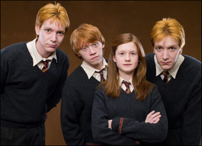 Lequel nest pas un Weasley ?