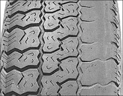 Que s'est-il passé avec ce pneu ?