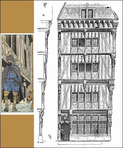 Mais d&egrave;s le XIIIe-XIVe s., on change de technique et c'est "l'encorbellement" qui se r&eacute;pand rapidement : pourquoi ?