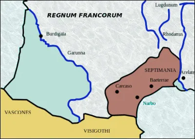 Quelle est l'origine de ce nom de "Septimanie", utilis&eacute; en histoire pour la p&eacute;riode du VIe au IXe s. ?
