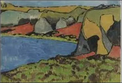 Qui a peint "Paysage breton, la petite anse" ?