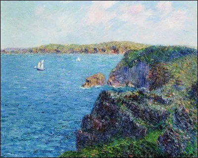 Qui a peint " Une crique au Sevignies, cap Frehel" ?