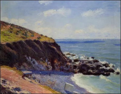 Qui a peint "La crique des dames, la baie de Langland" ?
