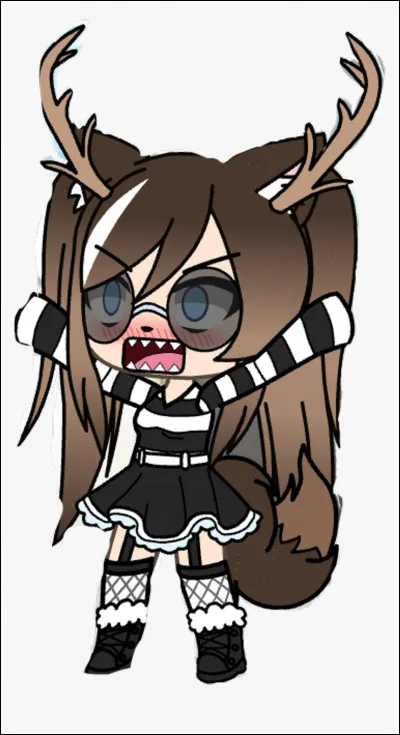 De quelle couleur est sa mèche de cheveux ?