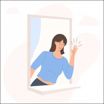 Petit geste de la main pour attirer l'attention ou saluer :