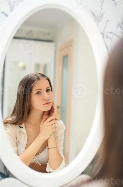 Quand tu te regardes dans un miroir, tu te dis...