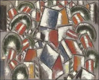 En 1914, quel cubiste a réalisé ce tableau nommé ''Les Maisons dans les arbres'' ?
