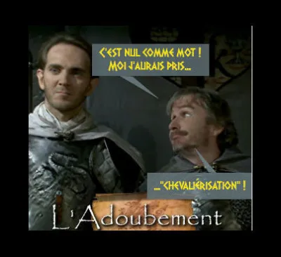 Pour en revenir à ce mot qui posa tant de soucis à Perceval : quelle est l'origine de "l'adoubement" ?