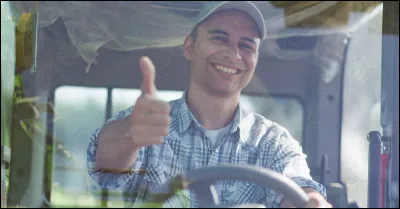 Je conduis un tracteur de marque John Deere. Je l'ai pris en photo. Laquelle est la bonne ?