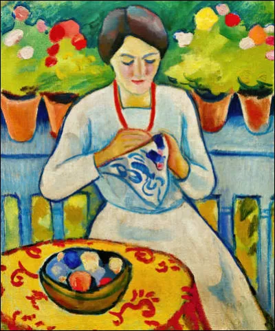 Quel expressionniste allemand a réalisé "Femme sur un balcon" ?