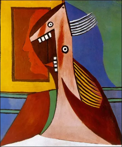 Avec l'avènement de la photographie, la peinture va se détacher de la figuration pour devenir, dès le début du XXème siècle, chez Picasso :