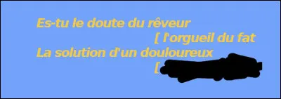 Complétez la rime !