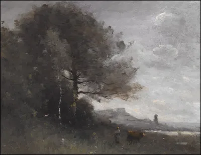 Quel peintre français du XIXe a réalisé "Souvenir d'Italie" ?