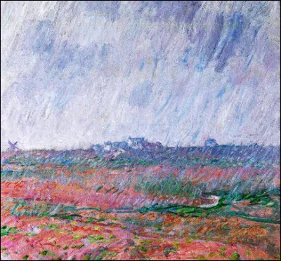 Quel impressionniste a réalisé "Pluie à Belle-Île" ?