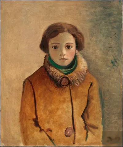 Qui a réalisé "Geneviève Taillade en veste orange" ?