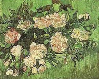 Peinte en juin 1890, quel postimpressionniste a réalisé cette huile sur toile intitulée ''Les Roses roses'' ?