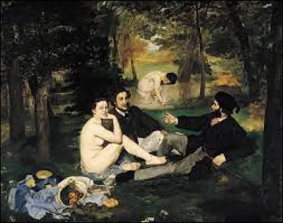 A peint "Le Déjeuner sur l'herbe" :