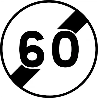 Que signifie ce panneau de signalisation routière ?