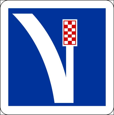Que signifie ce panneau de signalisation routière ?