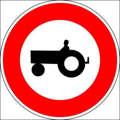 Que signifie ce panneau de signalisation routière ?