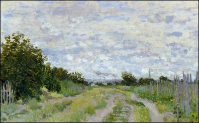 Quel peintre impressionniste est l'auteur de ce tableau dont le titre est ''Passage à travers les vignes, Argenteuil'' ?