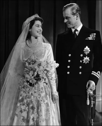 En quelle année le prince Philip Mountbatten et la future Élisabeth II se sont-ils mariés ?