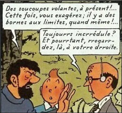 Quel est ce savant qui correspond avec des extraterrestres dans "Vol 714 pour Sydney" ?